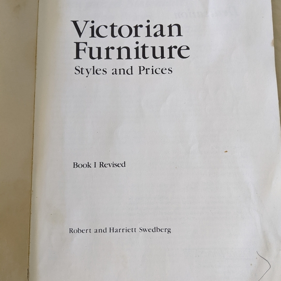 Victorian Furniture Style and Prices Vintage book Robert and Harriet Swedberg - Picture 2 of 5